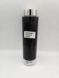 New Pantone Universe Tritan Water Bottle 500ml Black 419 Plastic Retired  - Picture 1 of 8