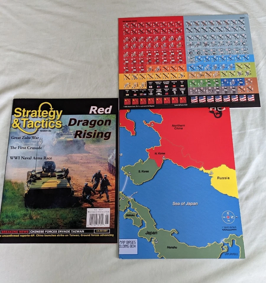 Strategy & Tactics #250 w/Red Dragon Rising UNPUNCHED Complete NEW WWI Zulu  - Image 1 of 1