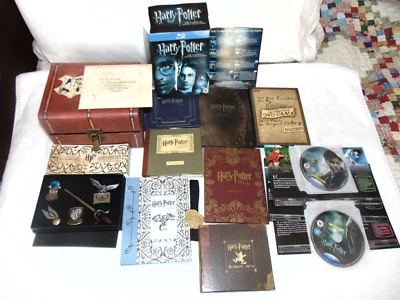 Harry Potter PRESTIGE COLLECTION (BLU RAY + DVD) Case Bookmarks Game Bonus  - Image 1 of 4