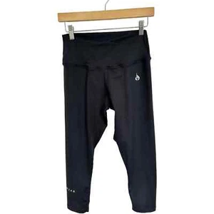 Ryderwear schwarze kurze Leggings breiter Crossover-Bund Größe L - Bild 1 von 10