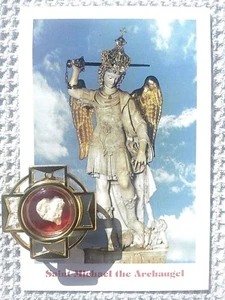 Relic - St. Michael Archangel Stone (Cave Shrine) w/certificate of authenticity - Picture 1 of 7