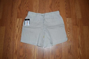 NWT Womens ELLEN TRACY COMPANY Sandstone Linen Shorts 2XL $59.50 - Picture 1 of 2