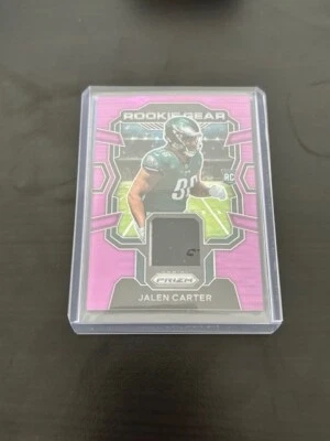 2023 Panini Prizm - Rookie Gear Jalen Carter #RG-JC Purple Pulsar Prizm (MEM,... - Image 1 of 2