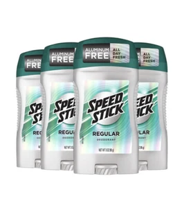 Speed Stick Men's Deodorant, Regular, 3oz/ 85g. 4 Pack - Picture 1 of 2