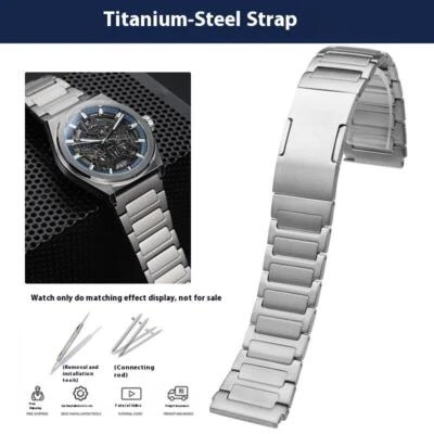 Correa de reloj de aleación de titanio para Zenith DEFY 95.9000/9001/9002 49.9000 Foto 1 de 4