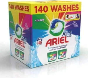 Cialde Ariel All in One Colour, 140 Lavaggi - Foto 1 di 5