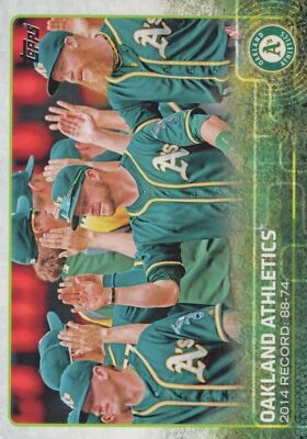 2015 Topps #33 Oakland Athletics PR1000 - Image 1 of 2