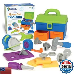 Learning Resources New Sprouts All-in-One Toolbox, 18 Pieces, Ages 2+, Toddle - Picture 1 of 5