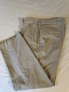 Jack Donnelly Chino Khaki Pants Mens 36 Beige MiUSA M2 Straight Fit Poplin - Picture 1 of 8