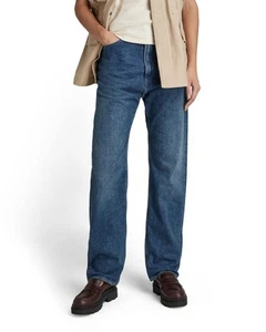 Jeans donna G-Star, boyfriend, tipo 89 larghi, blu antico cosmico, W31 L32 - Foto 1 di 5