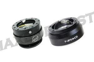 NRG Short Hub Steering Wheel Adapter Carbon Quick Rel Kit For 12-17 Honda CRZ ZF - Picture 1 of 6