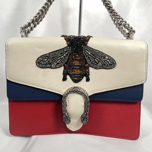 Gucci Dionysus Biene Leder Schultertasche Designer Handtasche Kettenriemen Mode - Bild 1 von 12