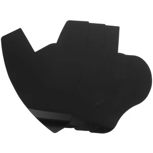 4 Pezzi Modello Barba Carta Miglioramento Linea Capelli Nero PVC Strumento Modellatura - Foto 1 di 12