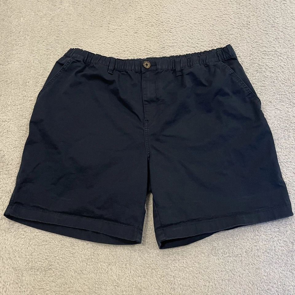 Chubbies Originals 7” Inseam Shorts Mens 2XL Navy Chino Twill Elastic Waist - Image 1 of 4