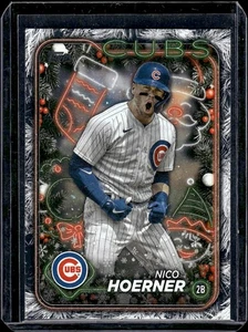 2024 Topps Holiday Nico Hoerner Holiday Tree #H123 Chicago Cubs - Bild 1 von 2