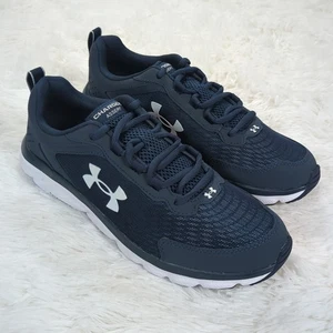 Men's Under Armour Charged Assert 9 Running Shoes Blue White Size 10 3024590-400 - Picture 1 of 7