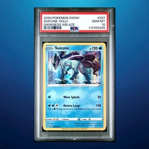 SUICUNE | POKÉMON SWORD & SHIELD DARKNESS ABLAZE | 2020 | 037/189 | PSA 10 - Bild 1 von 4