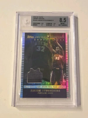 Amare Stoudemire 2002-03 Topps Jersey Edition Rookie BGS 8.5 RC  - Image 1 of 3