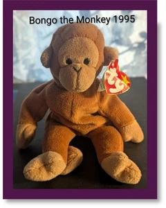 Beanie Baby 1995 de Ty - 🐵 Go Bananas for Bongo! - Imagen 1 de 13