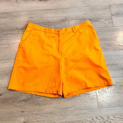Lauren Ralph Lauren Orange Shorts Size 18W Tailored Flat Front - Image 1 of 4