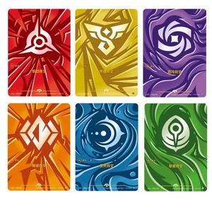 2025 Riftbound League of Legends Chinese TCG Rune Promo 6 Cards Set Holo Foil - Picture 1 of 1