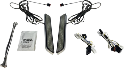 Custom Dynamics Smoke Lens LED Front Fork Lights 2014-2024 Harley Touring Models - Image 1 of 2