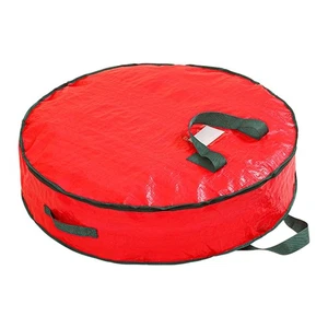 Christmas Wreath Storage Bag Xmas Garland Holiday Container - Picture 1 of 21