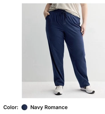 Pantalón tejido esencial Tek Gear 1x para mujer nuevo con etiquetas paquete sellado azul marino romance Foto 1 de 4