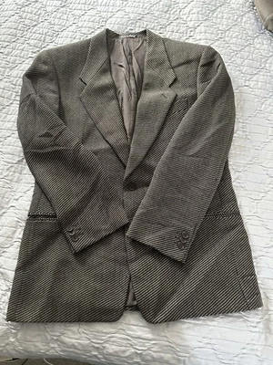 Abrigo Blazer Deportivo Giorgio Armani Años 80 40 De Colección Italia Tejido Tweed Boda ¡Raro!! Foto 1 de 4