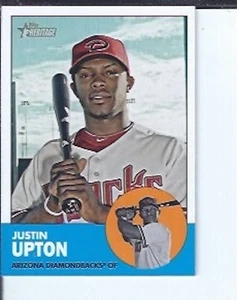 Justin Upton 2012 Topps Heritage  SP - Picture 1 of 1