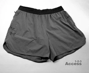 Under Armour Men's Shorts Flat 16'' Act XL Atletic Stretch Dark Gray - Picture 1 of 11