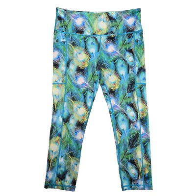 Leggings capri Constantly Vaired Gear Proud Peacock para mujer M verde azulado aprobado en sentadilla Foto 1 de 4