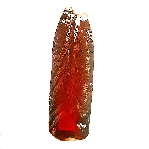 CLEAR 130.85 CT RED RUBY #8 CORUNDUM ROUGH LAB GROWN GEMSTONE - Image 1 of 1