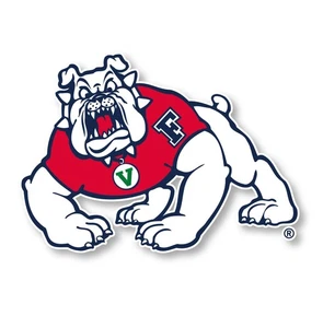 Fresno State Bulldogs Mascot Logo NCAA Vinyl Decal Sticker - Bild 1 von 3