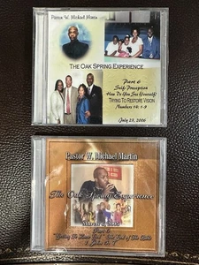 Oak Spring Baptist Church 2 CD pastore W. Michael Martin Arlington TN - Foto 1 di 3
