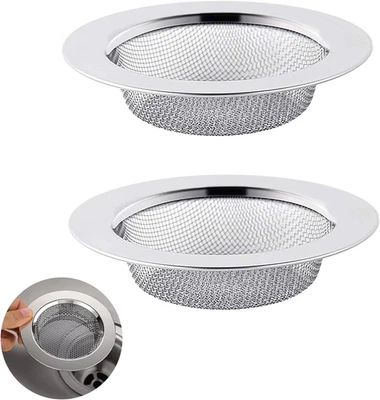 2 Stück Abflusssieb Dusche, Haarsieb Dusche, Waschbecken Sieb, Haarsieb Waschbec - Bild 1 von 4