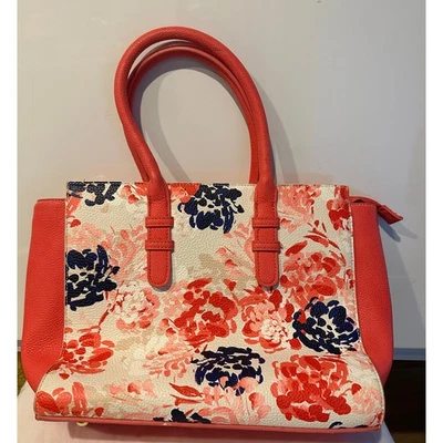 Encantador Charlie Cartera Bolso de Hombro Coral/Floral Azul Marino Beige Foto 1 de 4