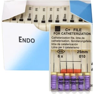 10 Packungen Dental C+ FILE 010 Katheterisierung Endodontische Endo Wurzelkanal C Feilen - Bild 1 von 3