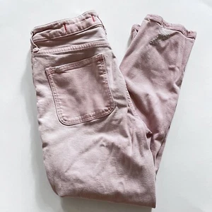 Anthropologie Pilcro Jeans Women’s Pink Wash Dyed High Rise Slim - 10/30 - Picture 1 of 8