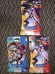 Digimon Card Game Release Special Booster 1.5 -Brand New x3 lot booster pks - Picture 1 of 4