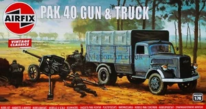 Airfix Opel Blitz & Pak 40 Gun. 1/76 scale Plastic Kit A02315V Vintage Classics - Picture 1 of 1