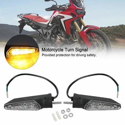 Front Rear LED Turn Signal Light For HONDA CRF1000L Africa Twin 2015-2017 Clear- - Image 1 of 4