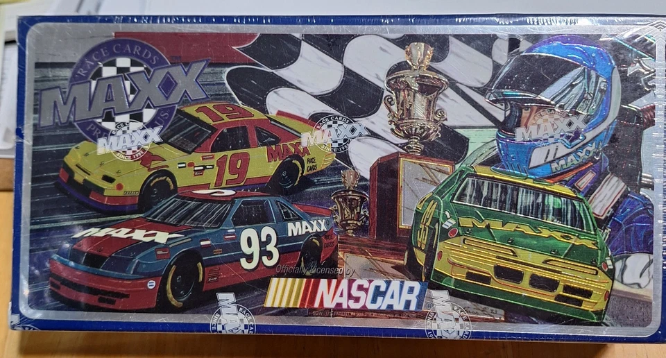 1993 Nascar Maxx Chromium Race Trading Cards Sealed Factory Box - 212 Cards - Image 1 of 2