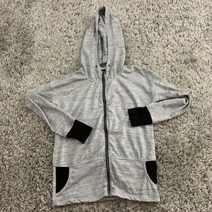 RBX Sweater Mens Medium Gray Workout Hoodie Hooded Full Zip Adult - Picture 1 of 9