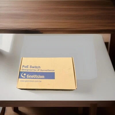 Geovision GV-POE0801 8-Port Fast Ethernet Managed PoE Switch - Image 1 of 3