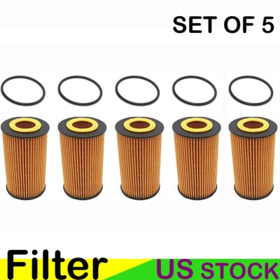 5pcs Oil Filter For Chevrolet Cruze Aveo Malibu Trax For Buick Encore 1.4L 1.8L - Image 1 of 3