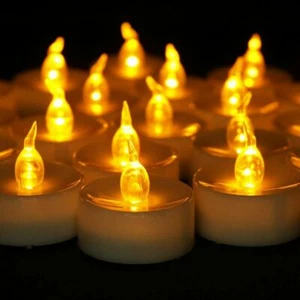 24Pcs Flicker LED Candle Tealight Flameless Party Wedding Battery Operated Decor - Picture 1 of 12
