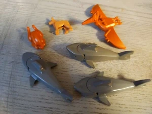 Lego Animal Minifigure Lot Sharks, dog, bird, turkey. M23 - Picture 1 of 5