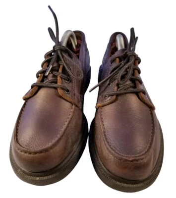 ZAPATOS MUJER ESTE VINTAGE CORDONES CUERO MARRÓN TALLA 8,5 M USADOS EN EXCELENTE ESTADO Foto 1 de 4