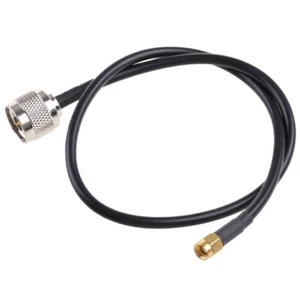 50cm RF Coaxial Cable SMA Male To N Type Male Connector Adapter RG58 Cables - Zdjęcie 1 z 8